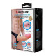 Pretty Love Mavis 19 cm Ayarlanabilir Belden Bağlamalı Strap-On Dildo Seti
