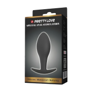 Pretty Love Special Anal Stimulation 8 cm Silikon Anal Plug - Siyah