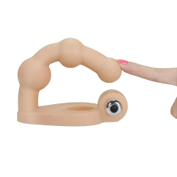 Lovetoy The Ultra Soft Bead 15 cm 10 Modlu Titreşimli Penis Halkası