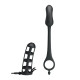 Pretty Love Hercules USB Şarjlı 7 Modlu Titreşimli Anal Plug ve Penis Kılıfı
