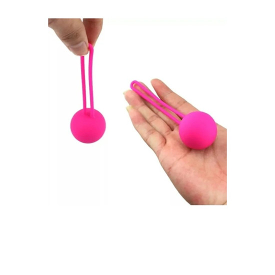 Even Bolas Silicona Tekli Silikon Kegel Egzersiz Topu - Pembe