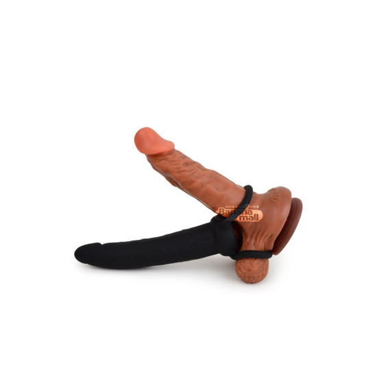 Lovetoy Silicone Fantasy Double Prober Çift Halkalı Silikon Anal Uyarıcı