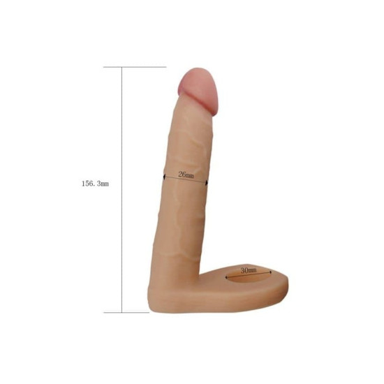 Lovetoy The Ultra Soft Double 6.25 Çift Penetrasyon Penis Kılıfı ve Anal Uyarıcı