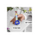 Magicnitz Rainbow Raindrop Textured Borosilikat Cam Dildo