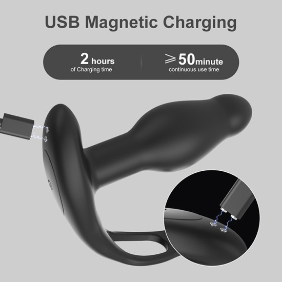 Ares Ring Vibrating Uzaktan Kumandalı Prostat ve Penis Halkası