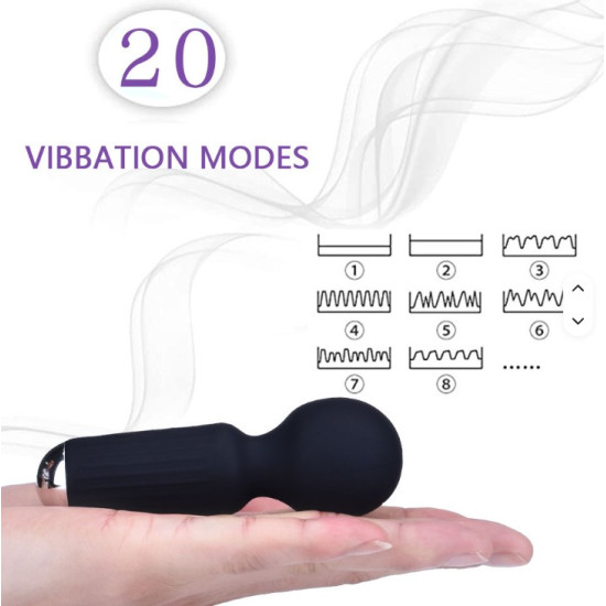 Mini Elektrikli Çok Kademeli Titreşimli Masaj Çubuğu Vibratör