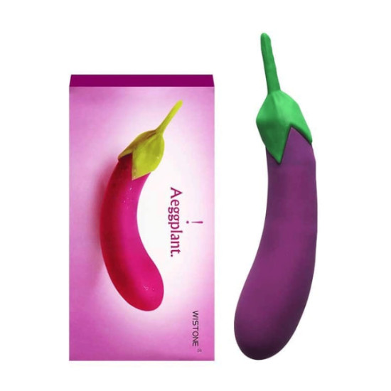 Wistone Aeggplant 10 Modlu Patlıcan Tasarımlı Titreşimli Dildo 21 cm
