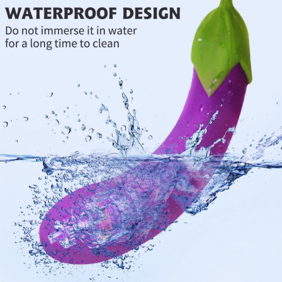 Wistone Aeggplant 10 Modlu Patlıcan Tasarımlı Titreşimli Dildo 21 cm