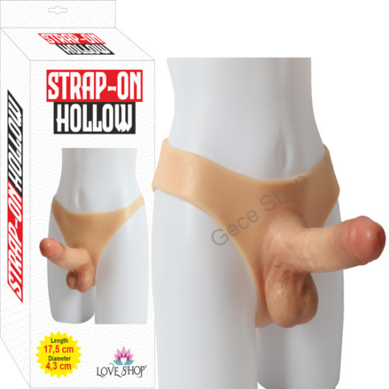 Gerçekçi Ten Dokulu Giyilebilir Strapon – Belden Bağlamalı Realistik Penis