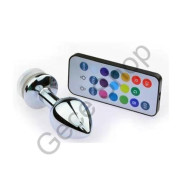 LED Işıklı Uzaktan Kumandalı Ambiyans Anal Plug