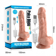 Pake Dildo İleri Geri Hareketli Şarjlı Kumandalı Gerçekçi Dildo Vibratör – Otomatik Piston Teknolojisi