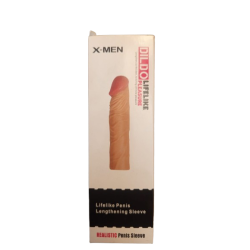 4cm Dolgulu Damarlı Elastik Penis Kılıfı