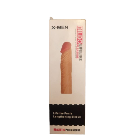 4cm Dolgulu Damarlı Elastik Penis Kılıfı
