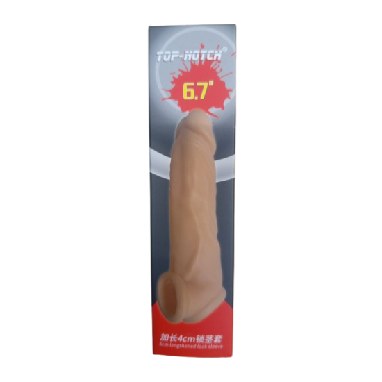 Kampanyalı 4 CM uzatmalı dolgulu elastik penis kılıfı