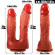 Tilki Çift Başlı Realistik Dildo 21.5 cm – 19 cm