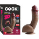 Cock Plus 21 cm Gerçekçi Penis – Damarlı Yapı ve Güçlü Vantuz Özelliği