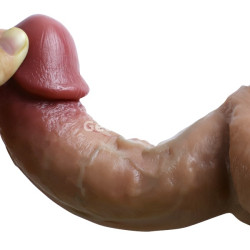 Cock Plus 21 cm Gerçekçi Penis – Damarlı Yapı ve Güçlü Vantuz Özelliği