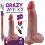 Mega Boyutlu Yukarı-Aşağı Hareketli Realistik Vibratör – 23 cm, 6 cm En, Uzaktan Kumandalı, Çift Motorlu