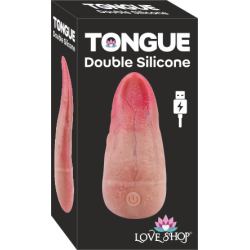 Tongue Çift Katmanlı Realistik Titreşimli Dil Vibratör Şarjlı