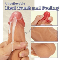 25 CM ileri geri giden Isıtmalı Şarjlı Uzaktan Kumandalı Penis
