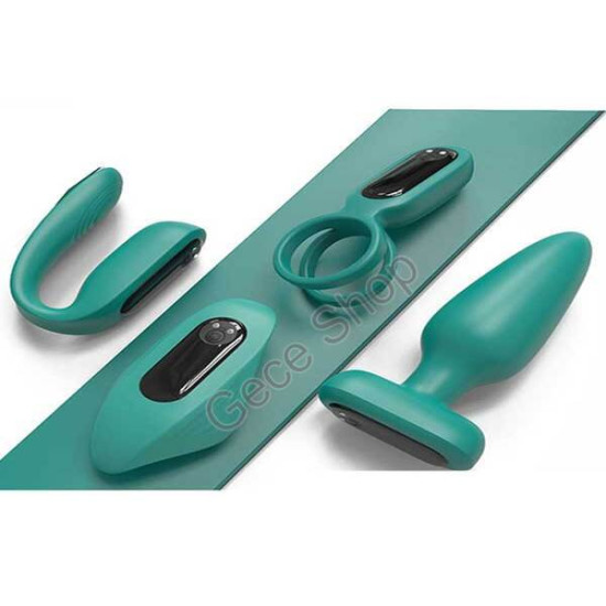 4 Parçadan Oluşan Titreşimli Uzaktan Kumandalı Eğlence Fantezi Seti s-hande The Love Kit