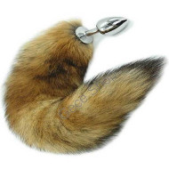 Metal Başlıklı Tilki Tüyünde Anal Kuyruk