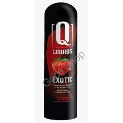 Q Liquids Exotic Strawberry – Çilek Aromalı Su Bazlı Kayganlaştırıcı Jel 125 ML