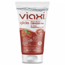 Viaxi Glide Çilek Aromalı 100ml – Tatlandırılmış Kayganlaştırıcı Jel