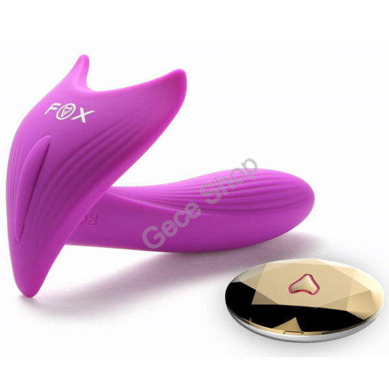 FoxShow Cute M1 Uzaktan Kumandalı İç Çamaşır Vibratörü | Giyilebilir, Isıtmalı ve Sessiz