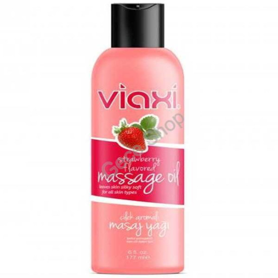 Viaxi Masaj Yağı Çilek Aromalı 177 ML | Tatlı ve Ferahlatıcı Masaj Deneyimi