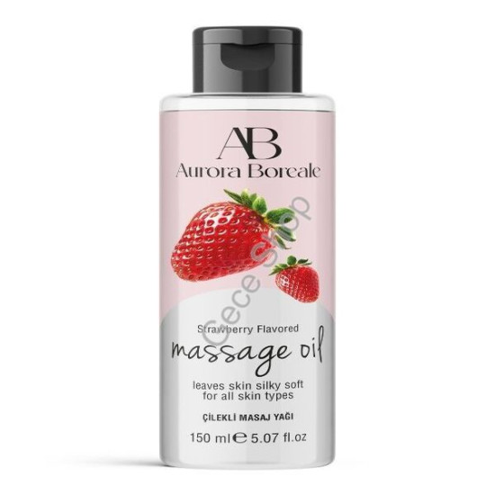 Aurora Boreale Çilek Aromalı Masaj Yağı 150 ML | Tatlı ve Canlandırıcı Dokunuş