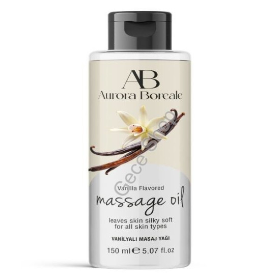 Aurora Boreale Vanilya Aromalı Masaj Yağı 150 ML | Yumuşatıcı ve Sakinleştirici Etki