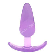 Yumuşak Dokuda Silikon Mor Renkli Jel Anal Plug