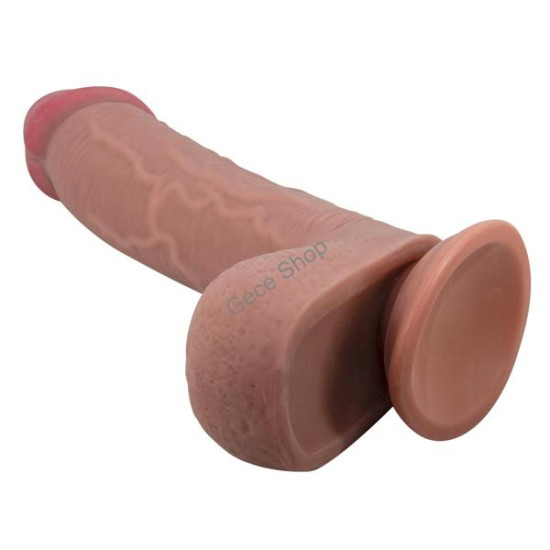 24 cm Et Dokusunda Pretty Love Emeka Sliding  Realistik Dildo