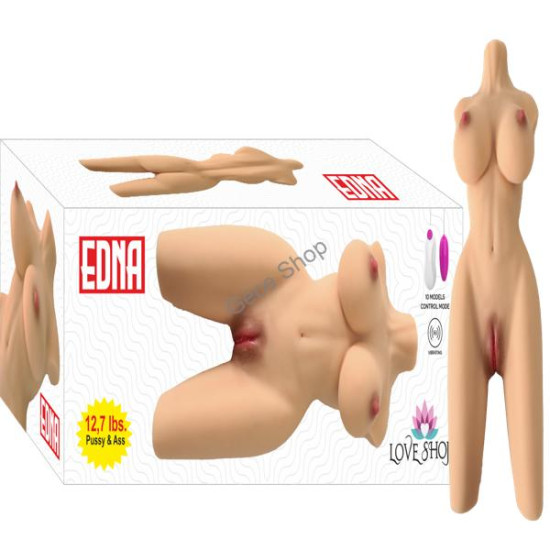 Edna Mastürbatör Usb Şarj-Sesli Titreşim – Yumuşak Dokuya Sahip Kolay Temizlenebilir Yüzey