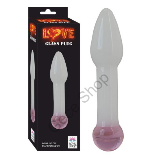 13.5 Cm 1. kalite Cam Renkli Arka Kısım Anal Açıcı ANAL PLUG LOVE GLASS PLUG 13.5 Cm 1. kalite Cam Renkli Arka Kısım Anal Açıcı ANAL PLUG LOVE GLASS PLUG