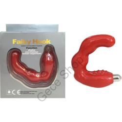 G Nokta Uyarıcı Silikon Gövde Titreşimli Zevk Veren Anal Stimulatör Faiiry Hook Mavi 