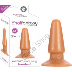 Silikon Gövde 8.9 Cm Boy Güçlü Vantuzlu Anal Açıcı Fantazi Anal Plug THE ANALFANTASY COLLECTİON ANAL PLUG 
