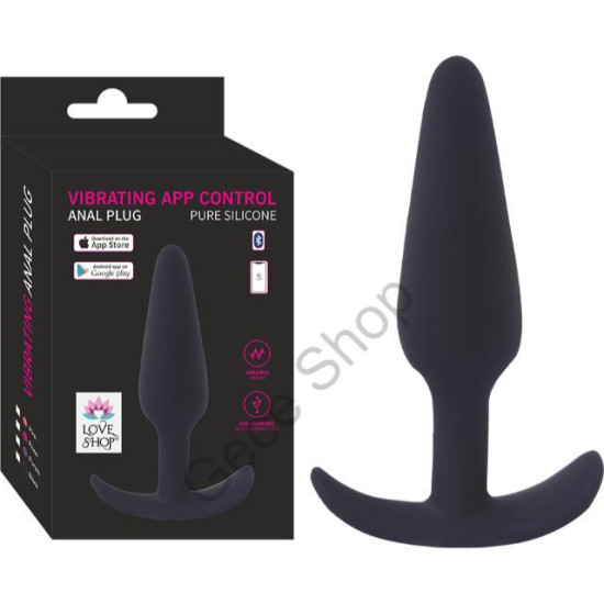 Telefon Uygulamalı (APP Control ) 10 Mod Güçlü Titreşim G-nokta Uyarıcı Su Geçirmez  Sessiz Medikal Silikon Anal Plug VİBRATİNG ANAL PLUG APP CONTROL