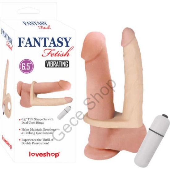 ikili ilişki İiçin Kullanım Ereksiyon Etkili 16.5 Cm  Titreşimli - Titreşimsiz Kullanım FANTASY FETİSH VİBRATİNG