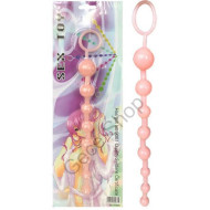 Yumuşak Dokuda Boncuklu Boğumlu 24 Cm Slikon Anal Plug Boncuk