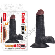 Realistik Ten Renginde 17.5 Cm Uzunlukta Testisli Gerçekçi Dildo Penis CASTİEL'S PENİS