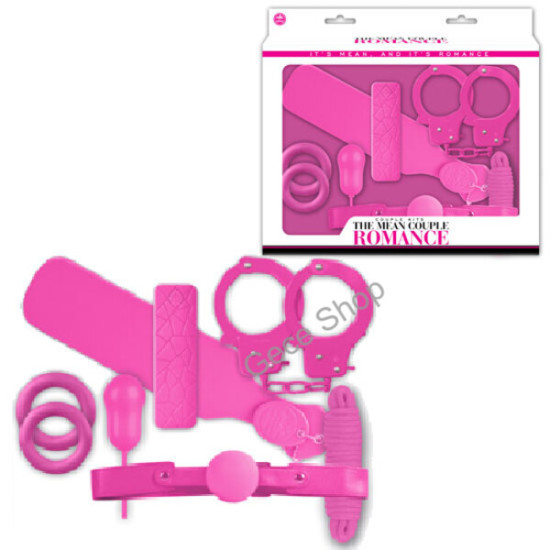 BDSM Fantazi Fetiş Set Titreşimli Yumurta Vibratör Şaplak KElepçe Ağız Topu El ayak Bağlama  İpi  Mevcut Fantazi FETİSH SET ROMANCE