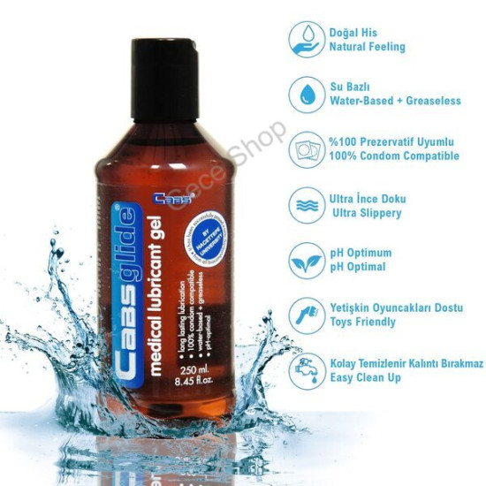 Cabs Glide 250 ML Su Bazlı Premium Özel Kayganlaştırıcı