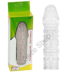 Her Penise Uyan Yapıda Kaliteli Silikon Gövde Vajina Uyarıcı Tırtıklı Dış Yüzey Prezervatif PENİS KILIFI Silikon PENİS SLEEVE