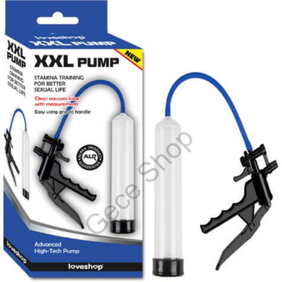 Yüksek Vakum Gücü Ergonomik Kullanım Ölçme Sistemli Tabanca Tetik Sistemli Penis Uzatan 28 Cm Penis Pompası XXL PUMP