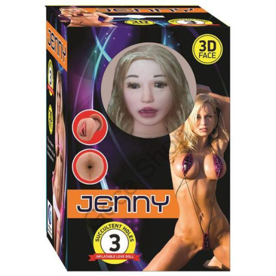 3 Cinsel İşlevli Anal Vajinal Oral Girişli Dolgulu Göğüslü 3 boyutlu yüz Ses Cıkaran Sıcak su ile Isıtmalı Zevk Veren Titreşimli Lüks Şişme Manken Kadın  JENNY DOLL YELLOW-1500 Gr