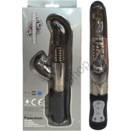 12 Mod Titreşimli Su Geçirmez Klitoris Uyaran 23 Cm Boyunda Silikon Gövde Tavşan Vibratör Penis BODY PLEASURE VİBRATÖR