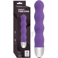 14.7 Cm Boyunda Usb Şarjlı Vajina Uyarıcı Zevk Veren Boğumlu Silikon Gövde Yapısında 10 Mod Güçlü Titreşimli VİBRATÖR  MEDİUM VİBRATOR