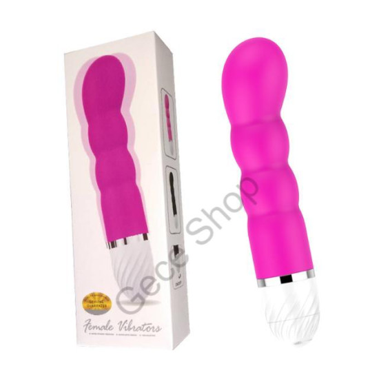 18 Cm Çift Motorlu 30 Mod Titreşimli Klitoris Uyarıcı Silikon Gövde Su Geçirmez Vajina Zevk Vibratörü FEMALE VİBRATOR'S